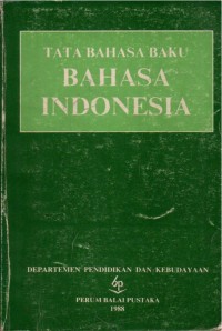 Image of Tata Bahasa Baku Bahasa Indonesia